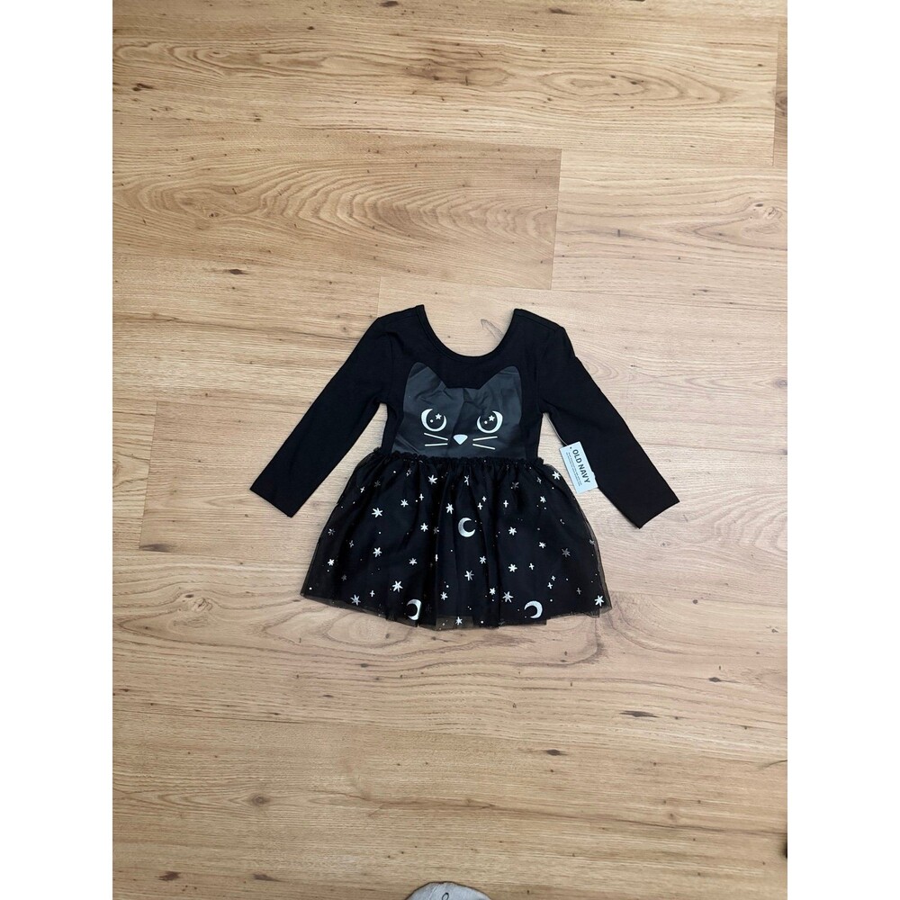 Old Navy Black Cat Tutu Dress